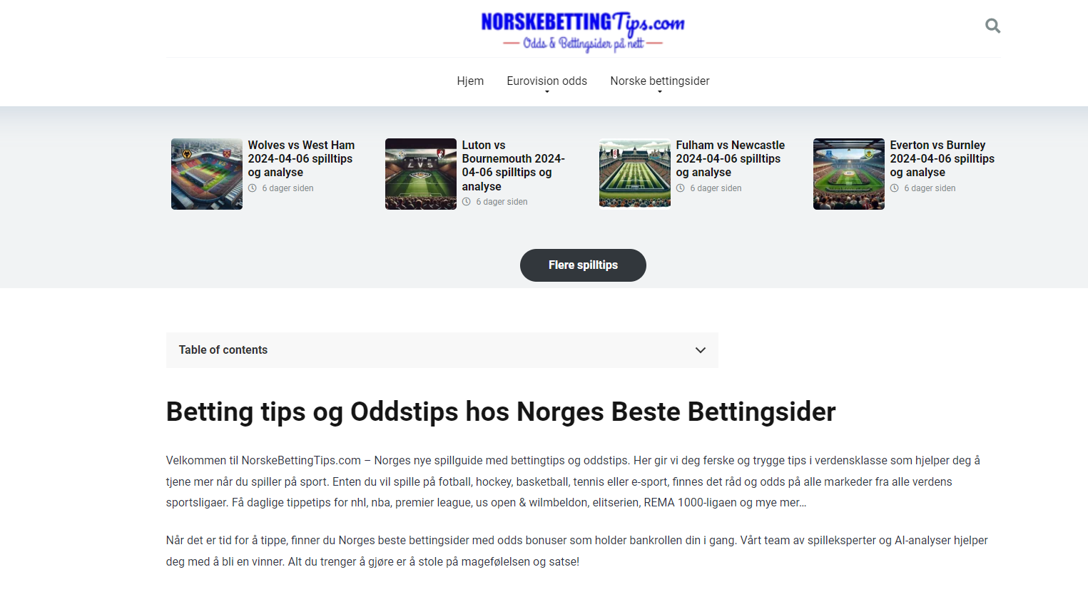 Norske Betting Tips